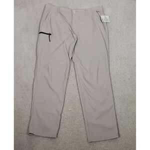 REI Co-op Trailmade Pants Mens 38x32 Mushroom Taupe Nylon Spandex Hiking Outdoor